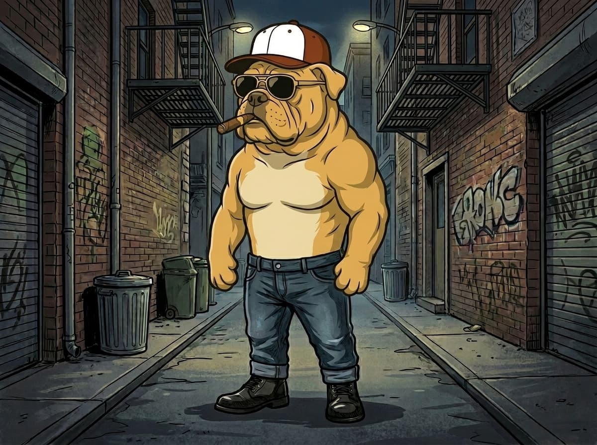 Astro Dog character art